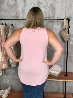 The Alisha Tank - Dusty Pink (Small - 3X) BESTSELLER