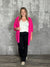 Short Sleeve Stunner Cardigan - Pink