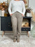 Sage Grey Faux Suede Pants- BESTSELLER