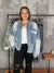 Denim Lace Combo Lightweight Shacket