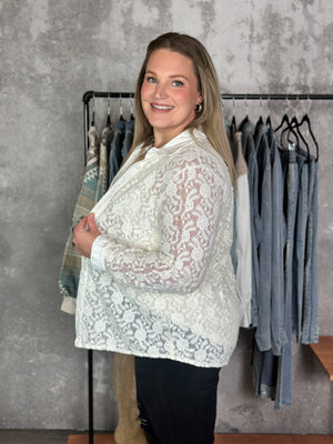 White Lace Blouse