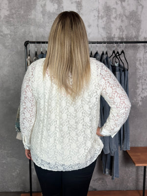 White Lace Blouse