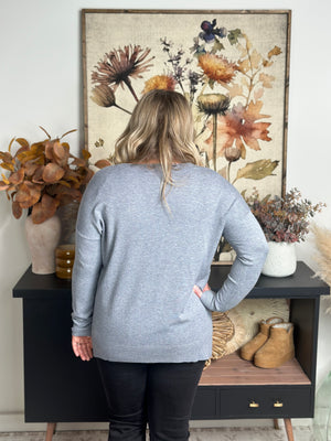 The Daydreamer Sweater - Grey