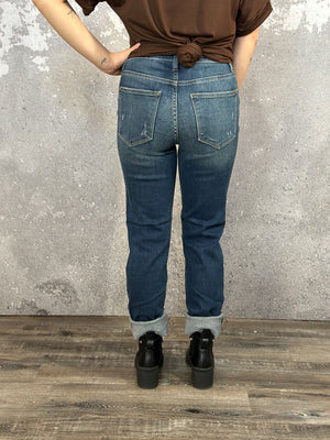 Judy Blue Straight Fit Long Inseam Jean  (sizes 26-22W) - FINAL SALE