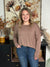 Bamboo Drop Shoulder Basic Long Sleeve - Mocha  (Small - 2X)