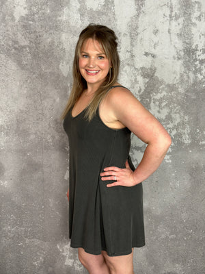 The Penny Dress - Charcoal