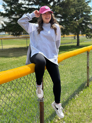 The Grandstand Sweatshirt - Two Tone Grey