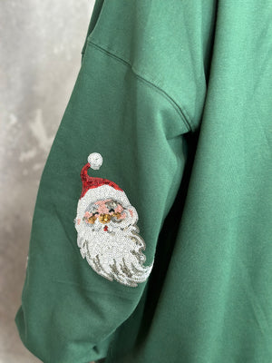 Green Santa Sweatshirt