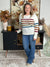 Jewel Tone Stripe Sweater