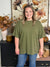 Boyfriend Fit Cotton Tee - Olive