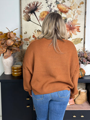 Rust Crewneck Sweater