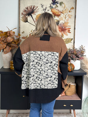 Black/Brown Boho Shacket