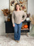 The Dreamer Boatneck Sweater - Heather Mocha