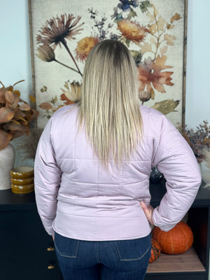 The Jazmine Puffer Jacket - Blush